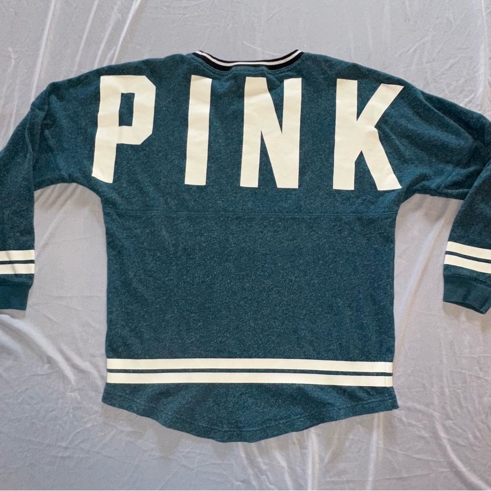 PINK Victorias Secret • Oversized Pullover Pocket Tee Shirt • Women’s Size S - Picture 5 of 7